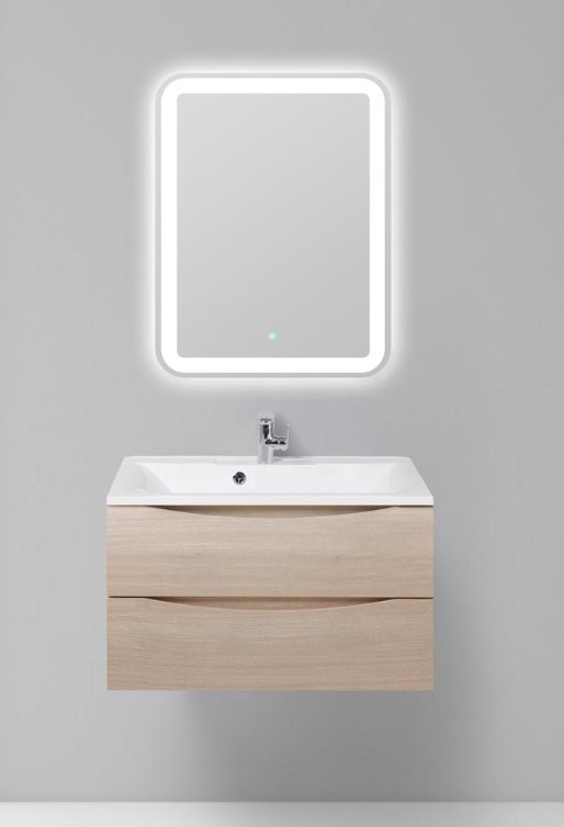 Приобрести тумба подвесная с раковиной belbagno marino-900-2c-so-rg-p 90 см, rovere grigio