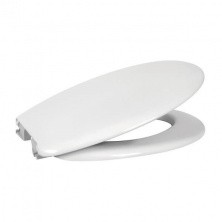 Крышка-сиденье для унитаза Haro Бермуда пластиковое крепление, белое