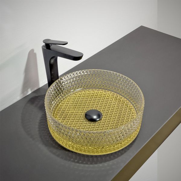 Приобрести comforty раковина накладная gl04 36х44 см стеклянная