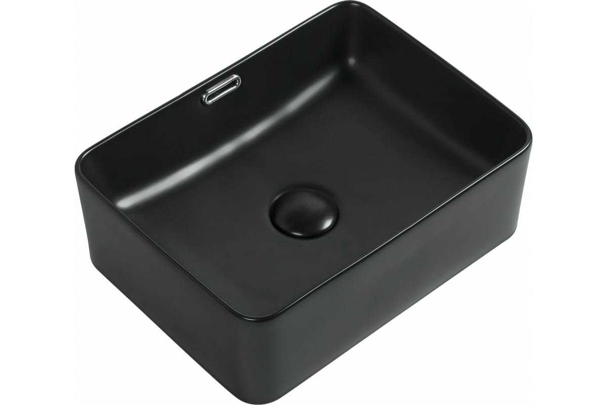Приобрести aquanet раковина perfect-1-mb 40х31 см, черный матовый