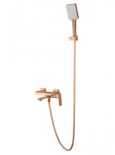 Смеситель для ванны с душем WONZON & WOGHAND DIAMOND, Брашированное розовое золото (WW-88639011-BRG)