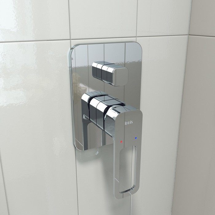 Приобрести iddis смеситель для душа slide скрытого монтажа 209х110мм, хром slisb00i67