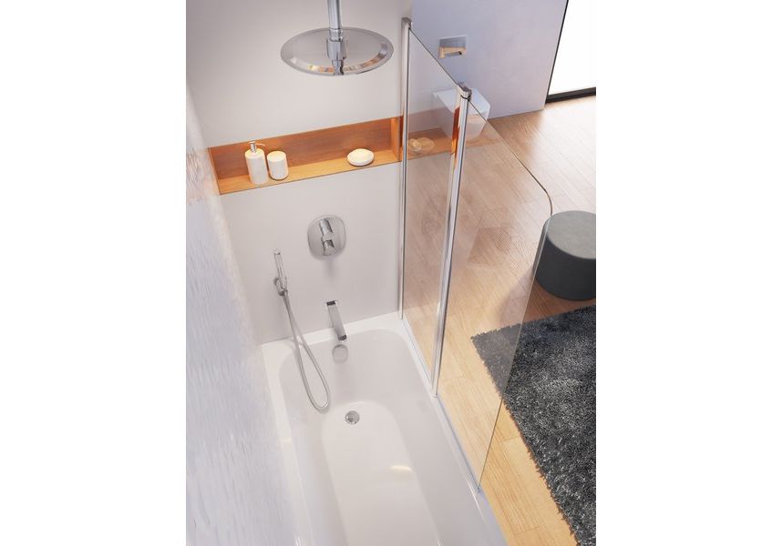 Приобрести смеситель для душа с термостатом ravak chrome cr 067.00 x070075