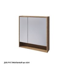 Caprigo Шкаф зеркальный 80см, дуб рустикальный