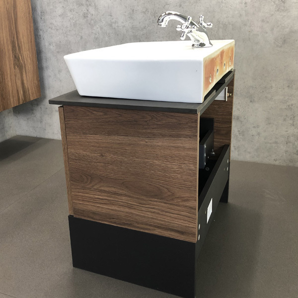 Приобрести сomforty тумба со столешницей и раковиной "штутгарт-60" дуб тёмно-коричневый