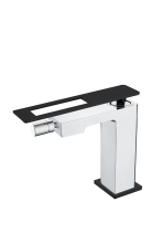 Boheme Смеситель для биде Q, хром\черный матовый 146-CRB