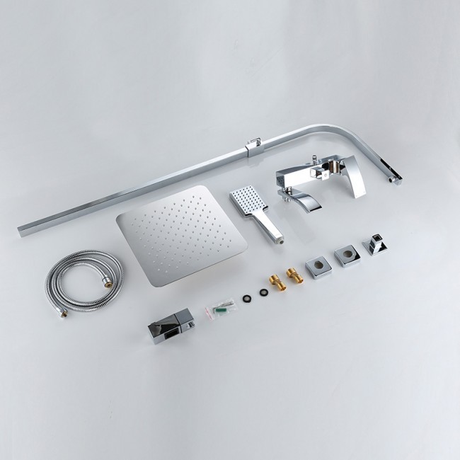 Приобрести gappo душевая система g2407 с изливом, хром 86562