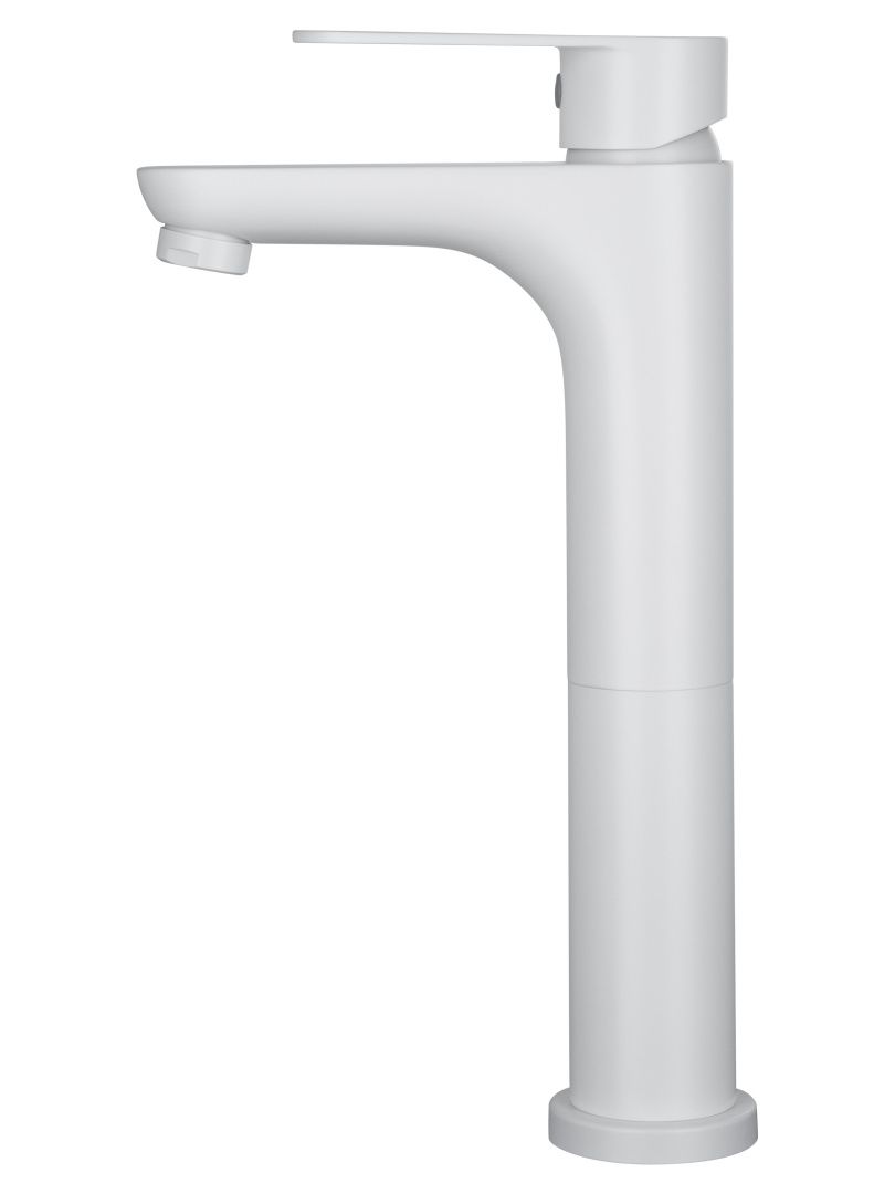 Приобрести смеситель для раковины высокий wonzon & woghand alfa, белый матовый (ww-a40232-mw)