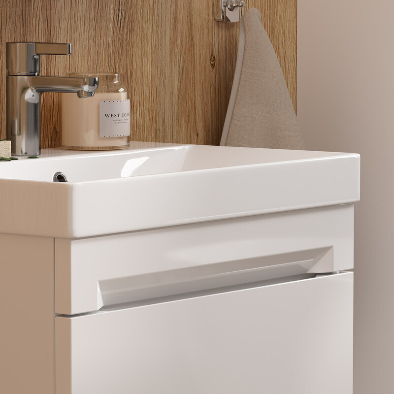 Приобрести equil тумба напольная с раковиной corner 60 см, белая tpcrnr60.2y-06