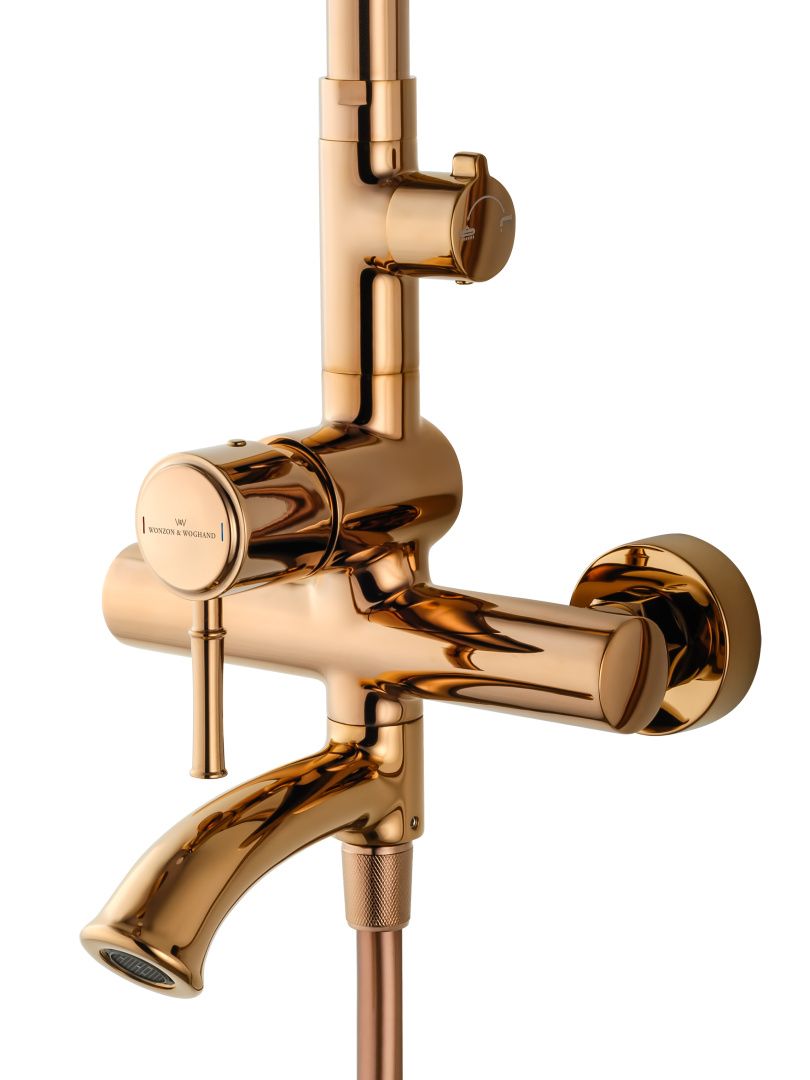 Приобрести душевая система wonzon & woghand tor, розовое золото (ww-88047073-rg)