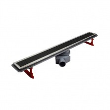 Pestan Душевой трап Confluo Premium Black Glass Line 450