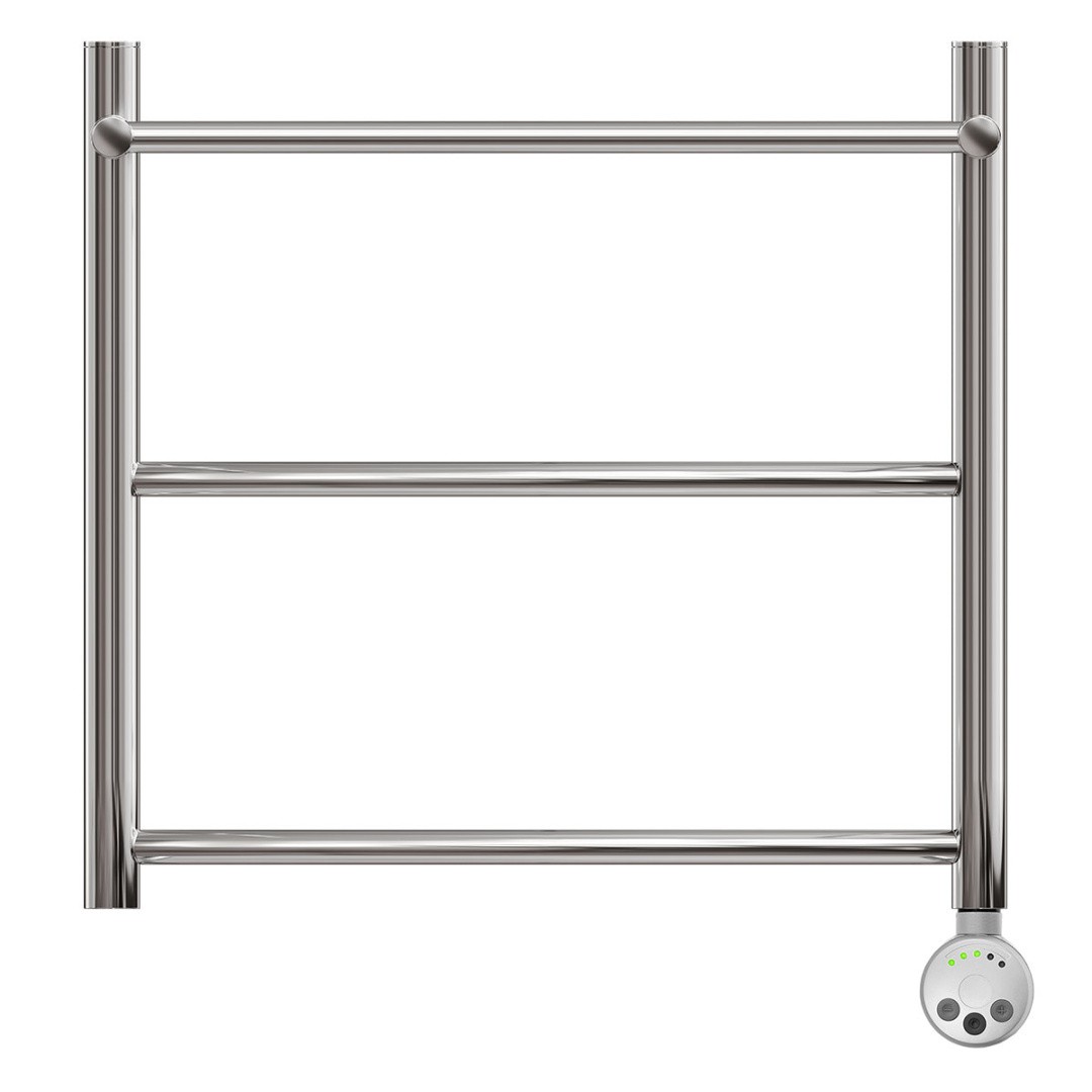 Приобрести полотенцесушитель электрический point 500х500 афина с полкой п2, хром pn04155pe