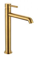 Grocenberg Смеситель для раковины, высокий, брашированное золото GB3029GL