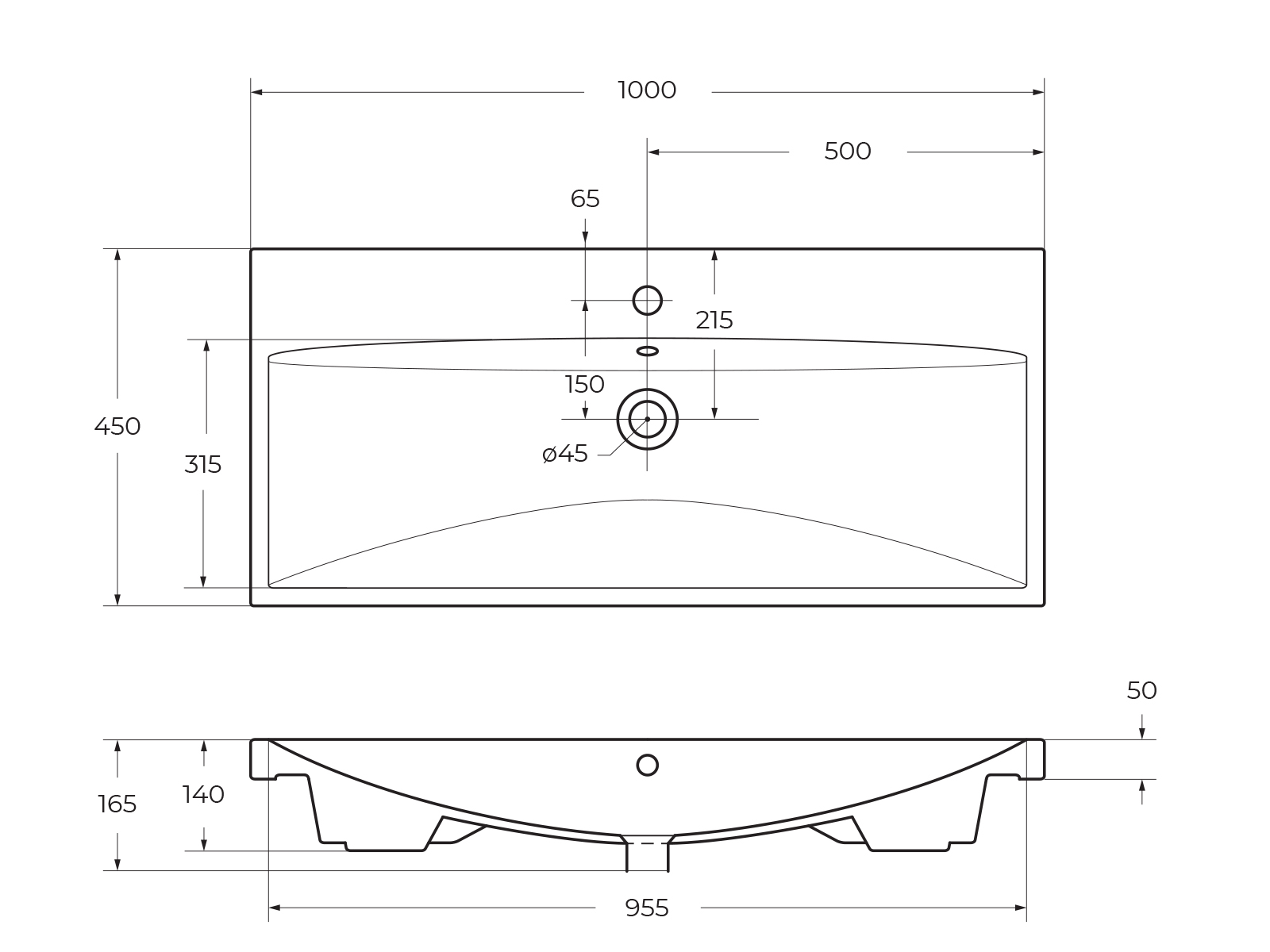 Приобрести belbagno тумба с раковиной marino-cer 100 см, подвесная rovere nature grigio, белая раковина