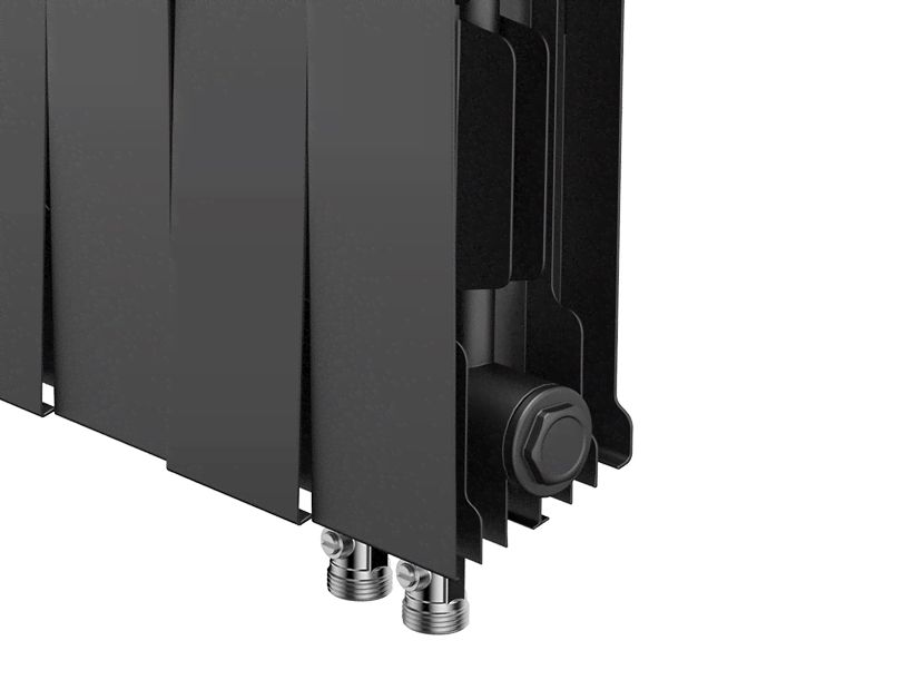Приобрести royal thermo радиатор биметаллический pianoforte 200 /noir sable ( черный графит ) vdr - 18 секц.