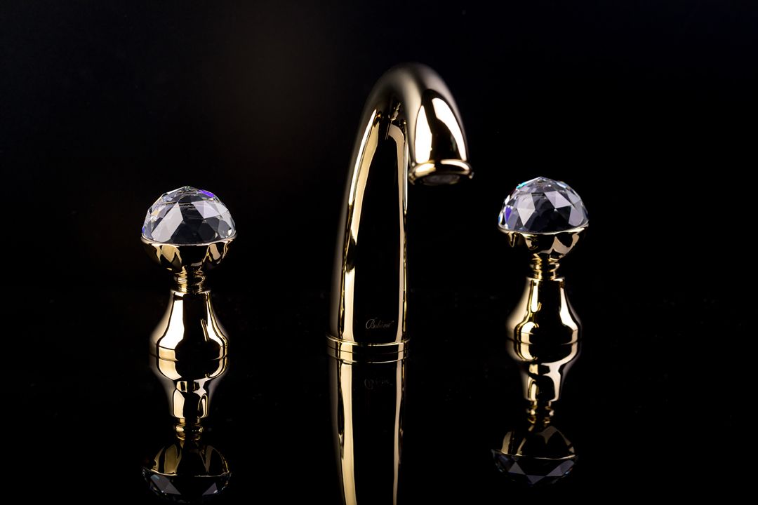 Приобрести boheme смеситель для раковины imperiale, врезной, золото 337