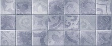 Плитка настенная Gracia Ceramica Folk blue wall 02 250x600 рельеф, голубой, 1-й сорт 