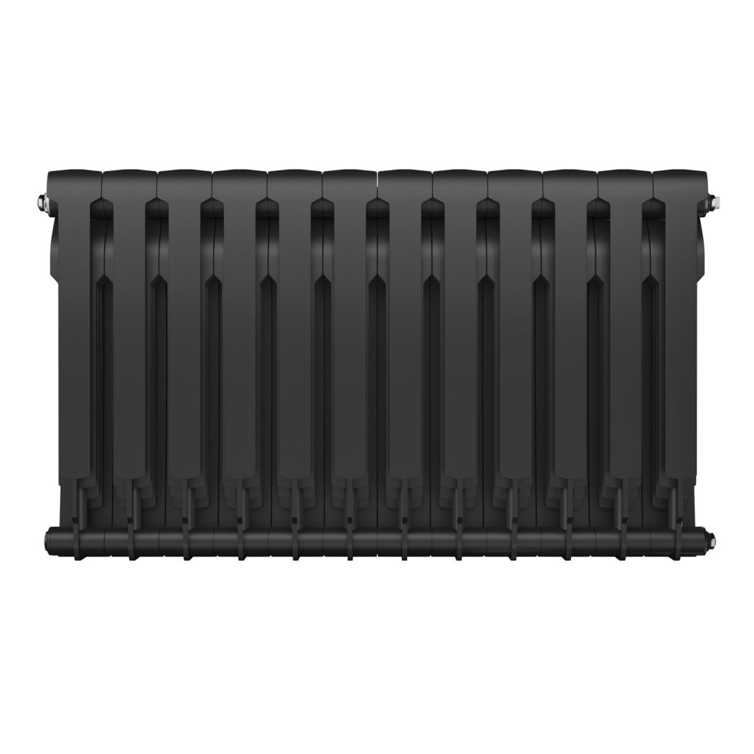 Приобрести royal thermo радиатор биметаллический biliner 500 /noir sable ( черный графит ) - 12 секц.