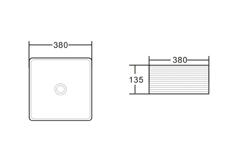 Приобрести раковина-чаша belbagno 38 см bb1407