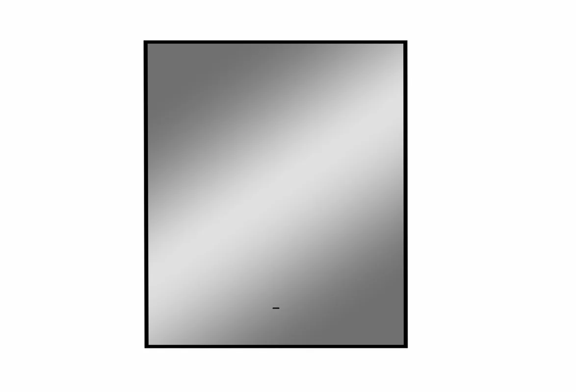 Приобрести continent зеркало с подсветкой amer 60х70 см, черное