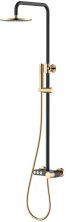 Boheme Душевая система Stick, черный\золото 128-BG.2