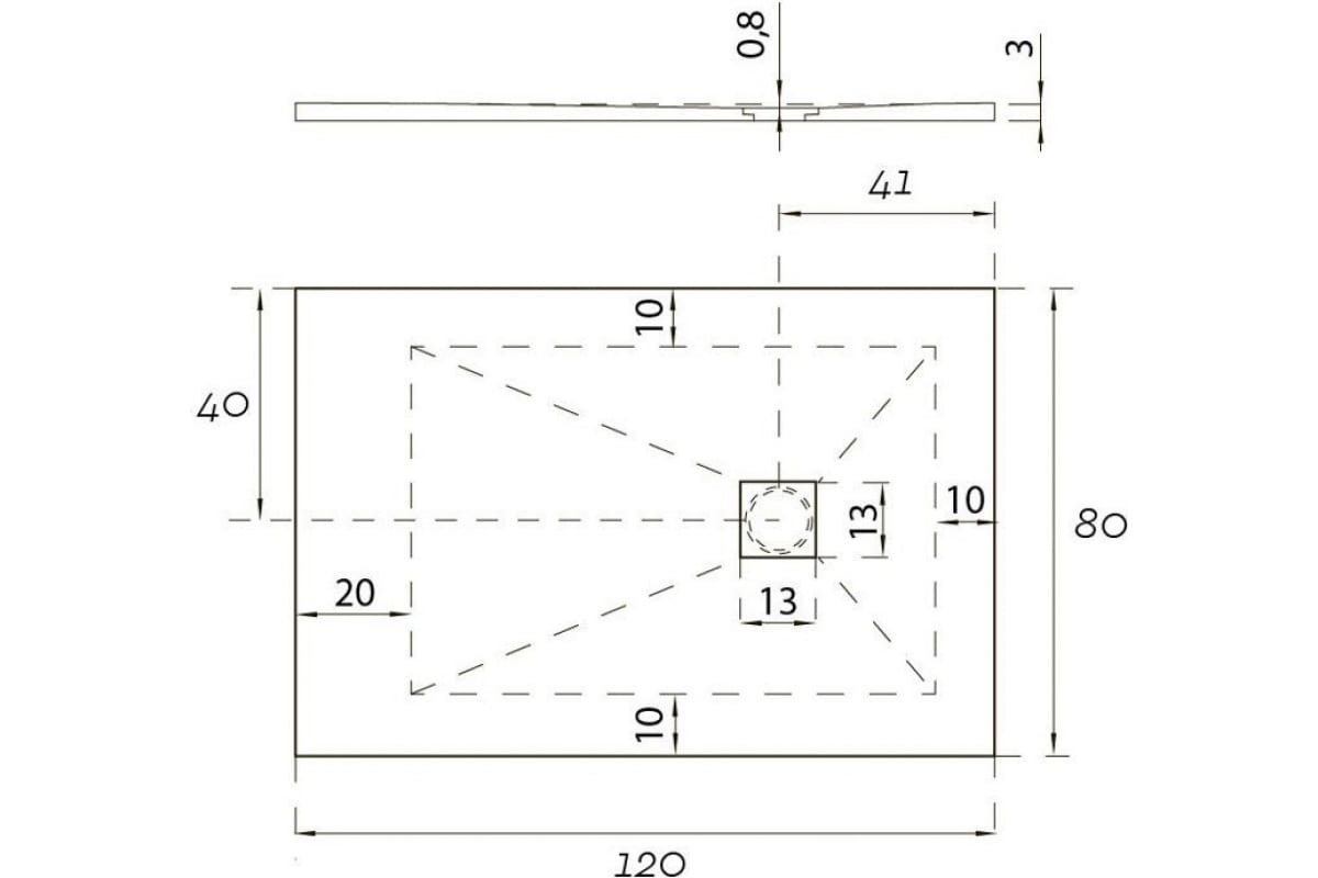 Приобрести aquanet душевой поддон pleasure 120х80 см, черный