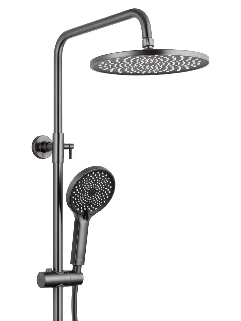 Приобрести душевая система с термостатом wonzon & woghand the one, темный графит (ww-b3094-bgg)