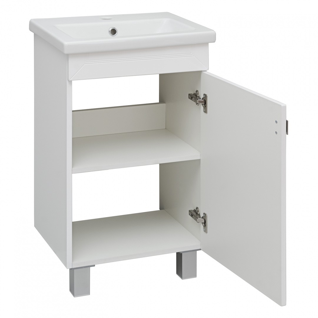 Приобрести aqua de marco тумба напольная с раковиной ostin 50см. 1 дверь правая