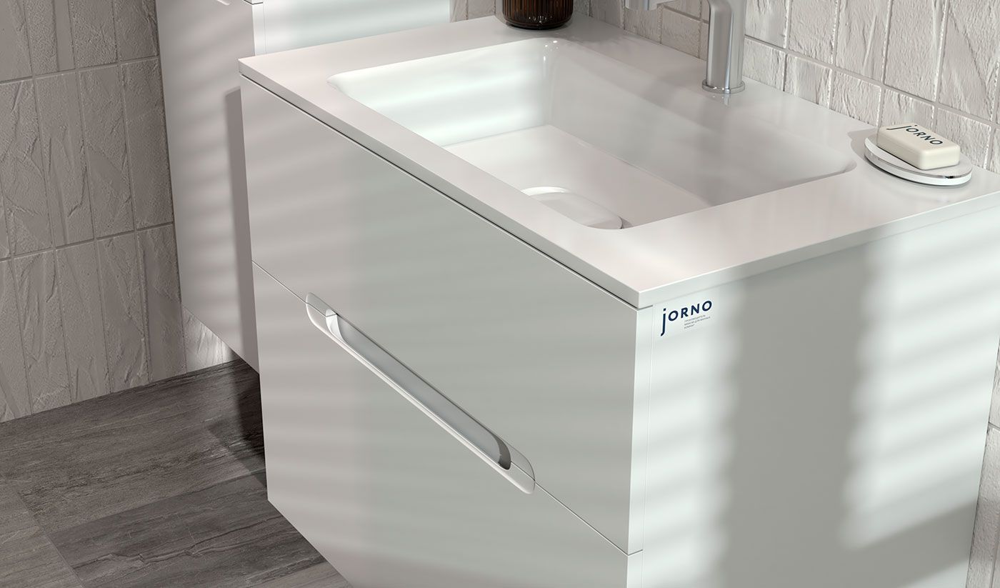 Приобрести jorno тумба подвесная modul 80 см, белая