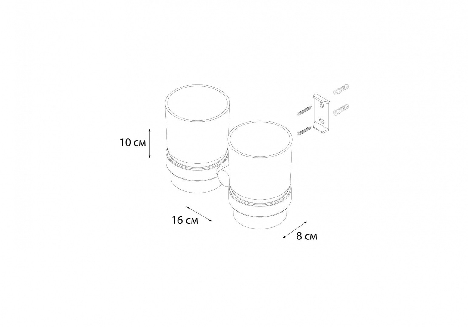 Приобрести fx-51507 modern подстаканник двойной
