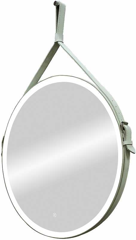 Приобрести continent зеркало с подсветкой millenium white 65х65 см, сенсорный включатель, белое