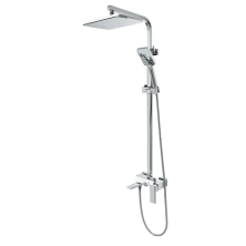 Grocenberg Душевая система, белая\хром GB7008WC