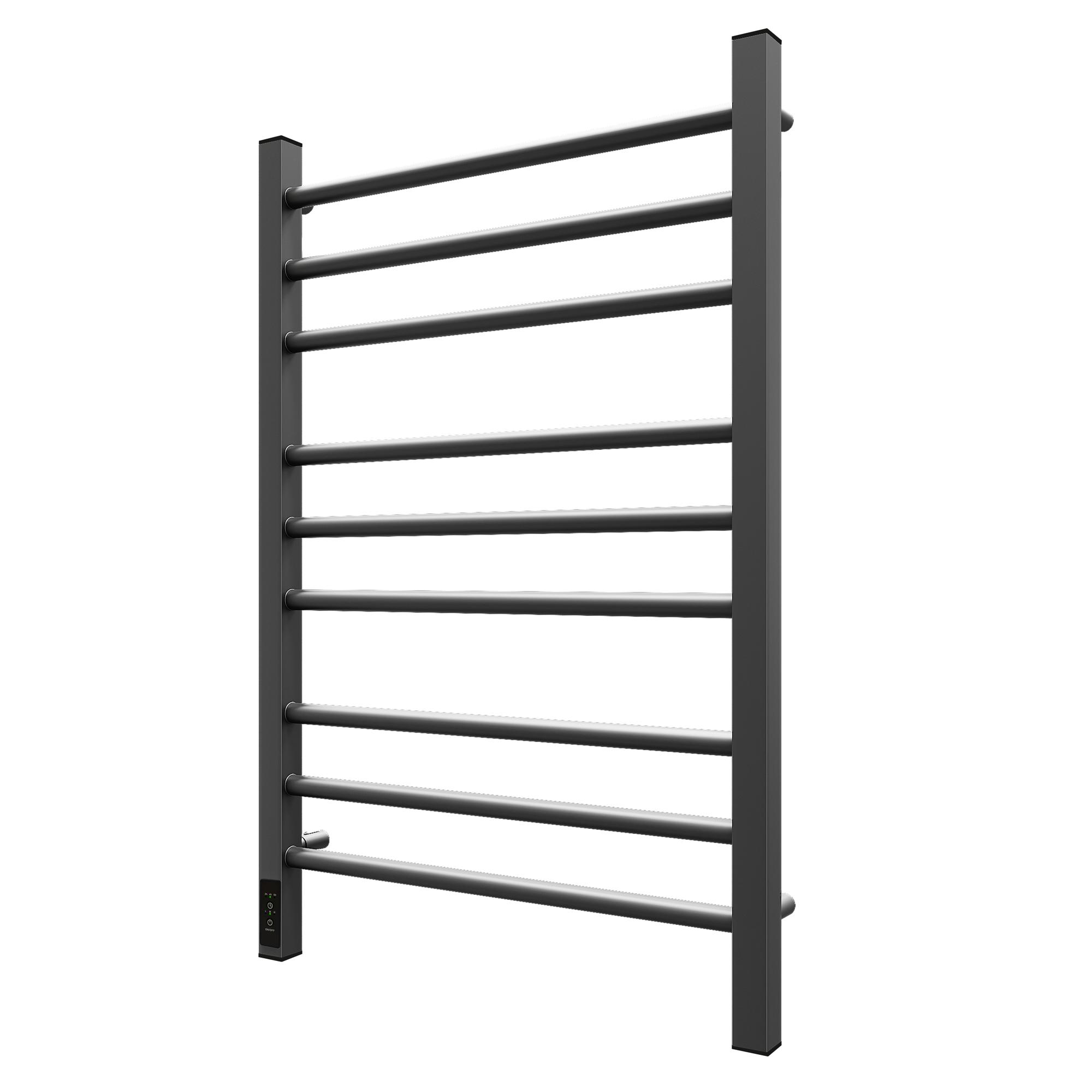 Приобрести point полотенцесушитель электрический веста pn70758gr п9 500x800, диммер слева, графит pn70758gr