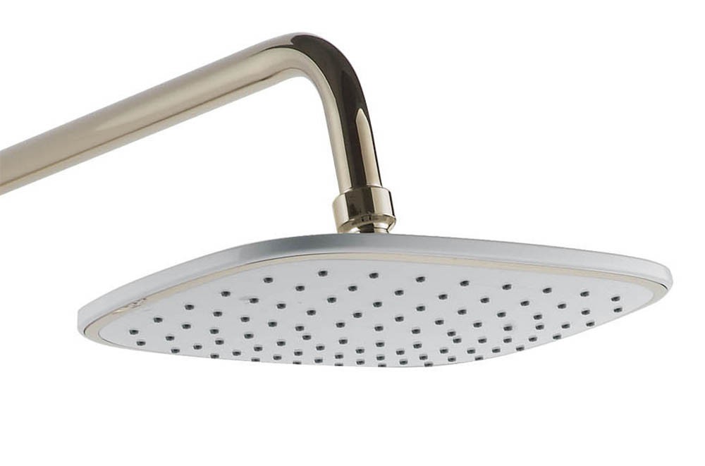 Приобрести душевая система azario с поворотным изливом, керамический картридж, белый/золото