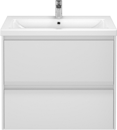 Приобрести тумба подвесная с раковиной velvex klaufs 80 см, белый