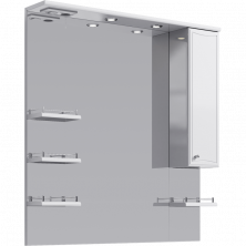 Зеркало-шкаф Aqwella Barcelona 105 см с подсветкой Ba.02.10