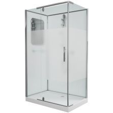 Grossman Душевая кабина Classic 120х80 см, хром\ матовая GR170QL