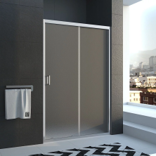 Veconi Душевая дверь Vianno VN-46, 150x185 см, хром, стекло pear VN46-150-02-19C1