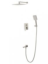 Душевая система встраиваемая WONZON & WOGHAND DIAMOND, Брашированный никель (WW-88939011-BN)