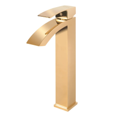 Grocenberg Смеситель для раковины, высокий, золото GB3007GO