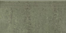 Ступень Grasaro Travertino 294x600 мм, G-450, полированная, зеленый