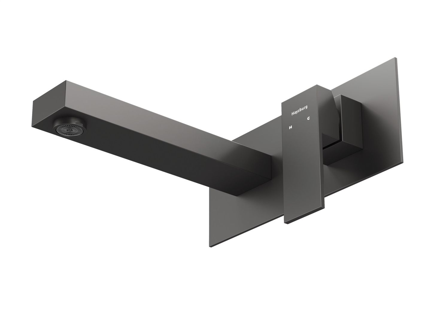 Приобрести hayzburg настенный смеситель для раковины, графит hb-1003gg