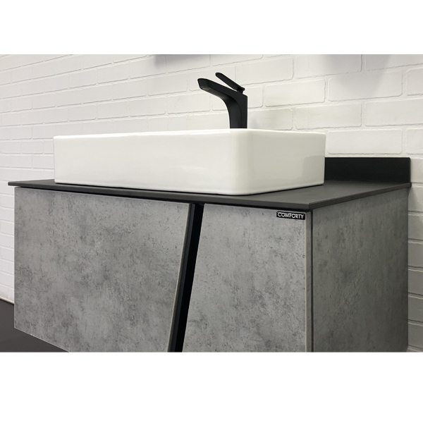 Приобрести сomforty тумба со столешницей и раковиной "эдинбург-90", светлый бетон