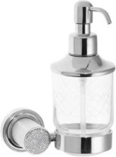 Boheme Дозатор жидкого мыла Royale Cristal, хром\белый 10932-CR