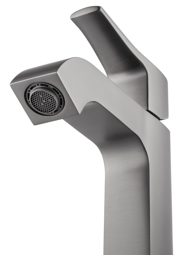 Приобрести смеситель для раковины wonzon & woghand flex, темный графит (ww-88018072-bgm)