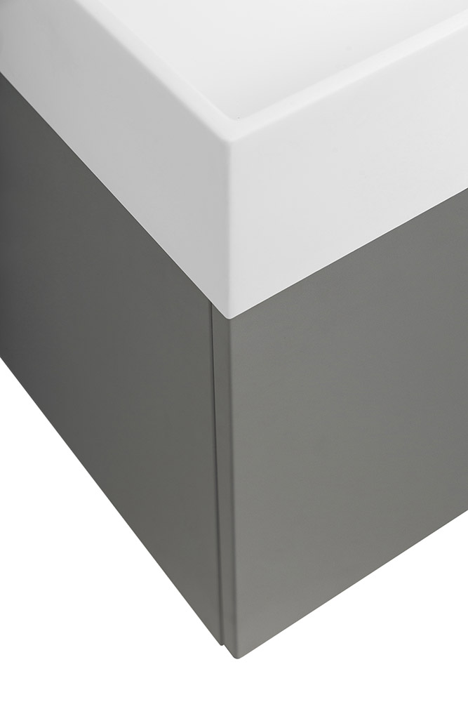 Приобрести cezares тумба подвесная с раковиной premium 70 см grigio nuvola, серая 55399