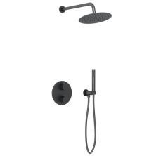 Vincea Встраиваемая душевая система с термостатом, черная матовая VSFW-101TMB