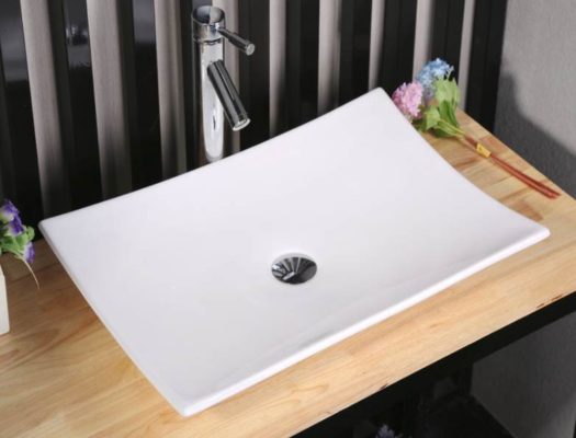 Приобрести раковина накладная ceramalux 67 см 78123в