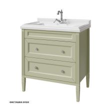 Caprigo Тумба с раковиной ALBION CONCEPT 80 см, зеленая 34015UV 7