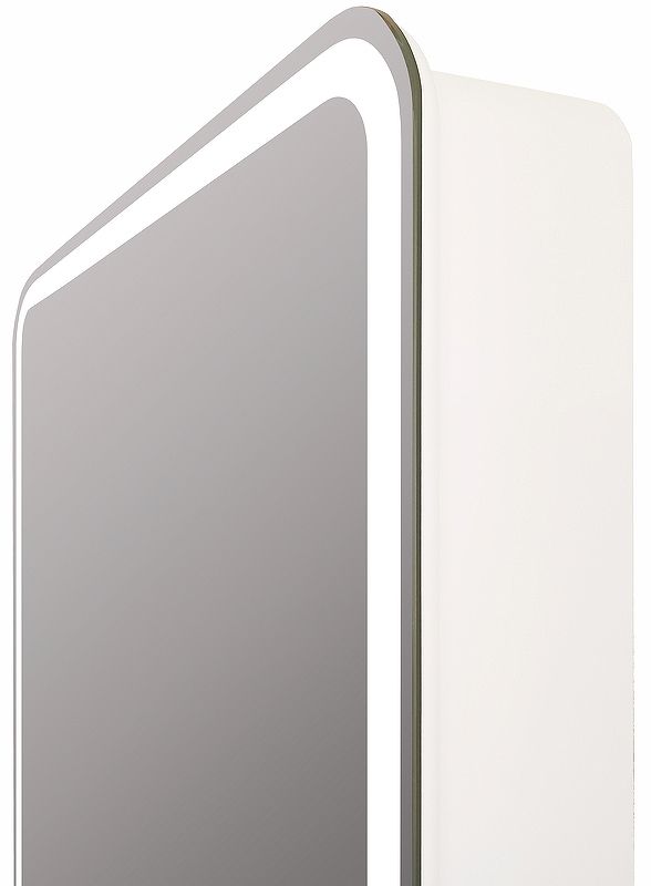 Приобрести continent зеркало шкаф с подсветкой elliott 40х80 см, сенсорный включатель, правосторонее, белое